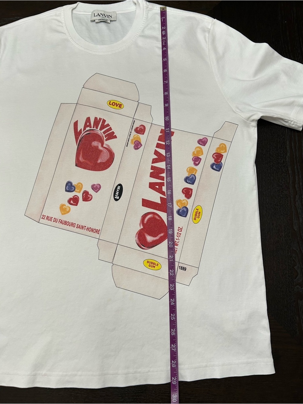 LANVIN EXCELLENT CONDITION ”(CANDY BOX) GRAPHIC PRINT 100% COTTON SIZE LARGE - Picture 11 of 12